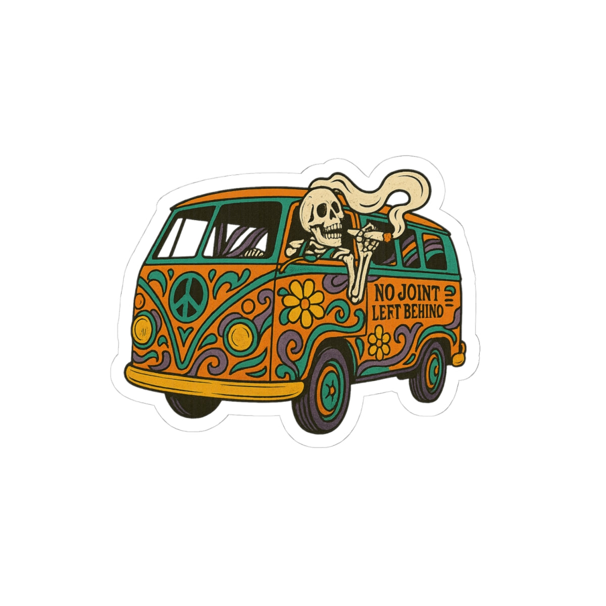 Ride With Us Sticker